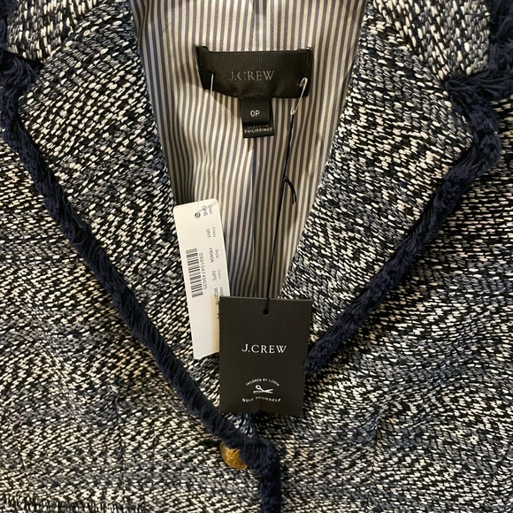 J. Crew Tweed Fringe Blazer - Picture 8 of 8
